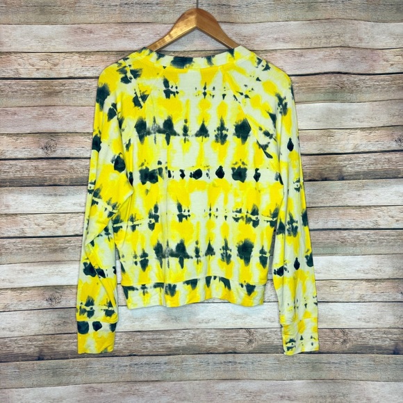 CAbi #6122 Tie Dye Atomic Split Neck Pullover Sweatshirt Top Size Small - Picture 7 of 7